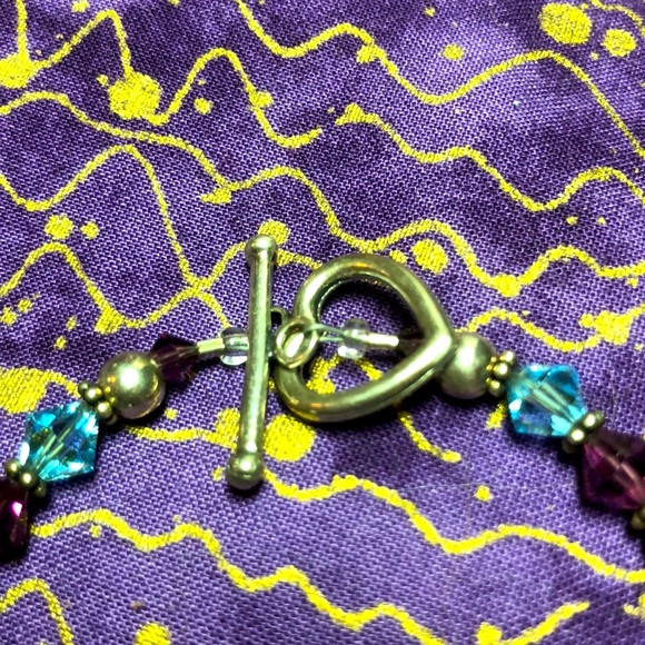 Silver Tone Name Bracelet, Erinn, with Heart Shaped Clasp - Picture 3 of 3